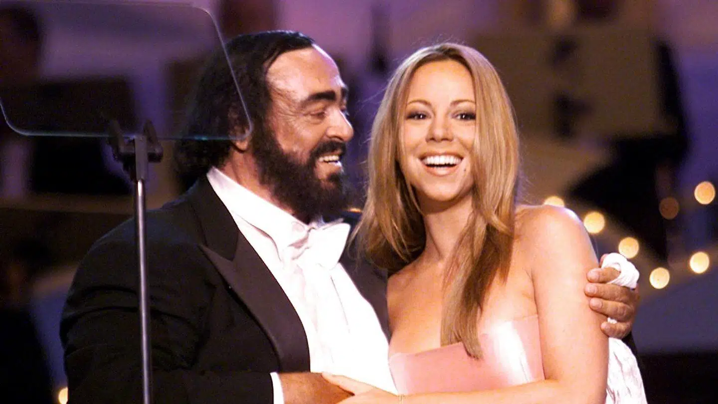 Mariah Carey har høstet mange sucesser. I 1999 optrådte hun med den italienske operasanger Luciano Pavarotti.