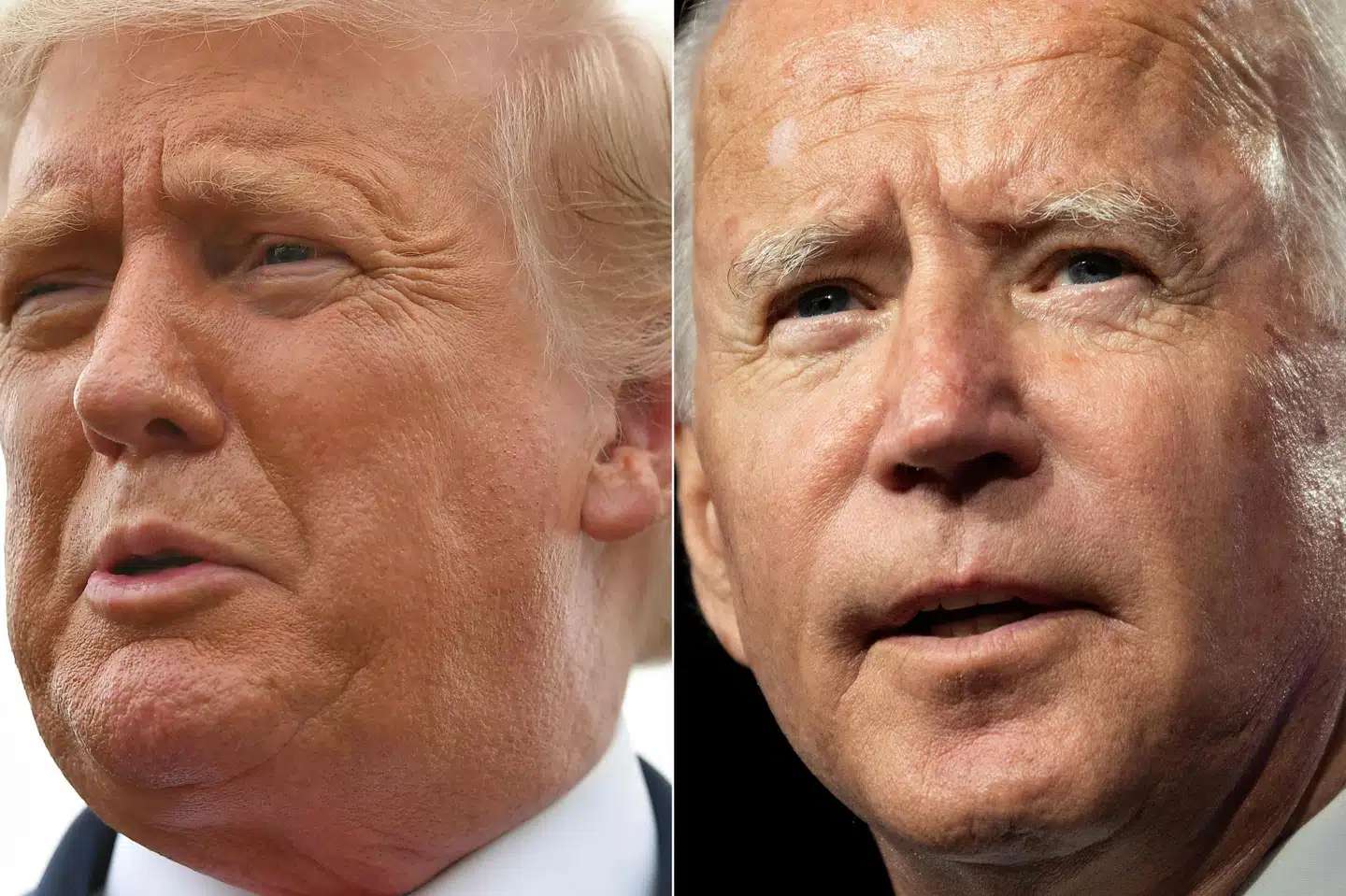 Hård tone præger optakten til første tv-duel mellem præsident Donald Trump og hans demokratiske udfordrer, Joe Biden, tirsdag. Trump sagde søndag i et tweet, at han vil stille krav om, at Biden bliver testet for doping, mens Biden siger, at præsidenten ikke kan meget andet end fremsæte personangreb og løgne. Mandel Ngan, Jim Watson/Ritzau Scanpix