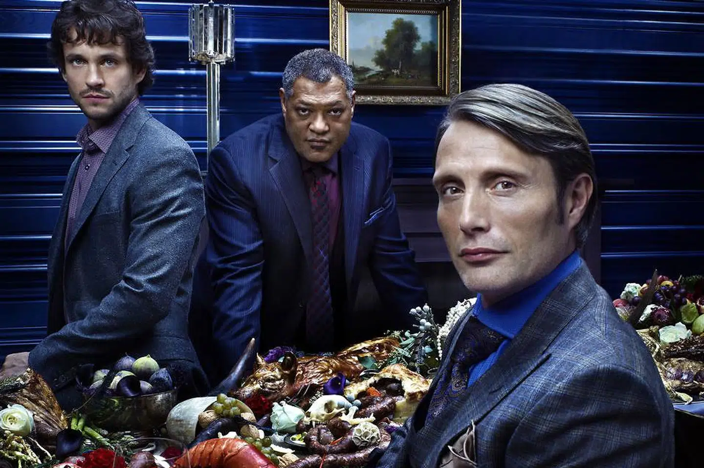 Mads Mikkelsen i rollen som Hannibal i serien af samme navn.