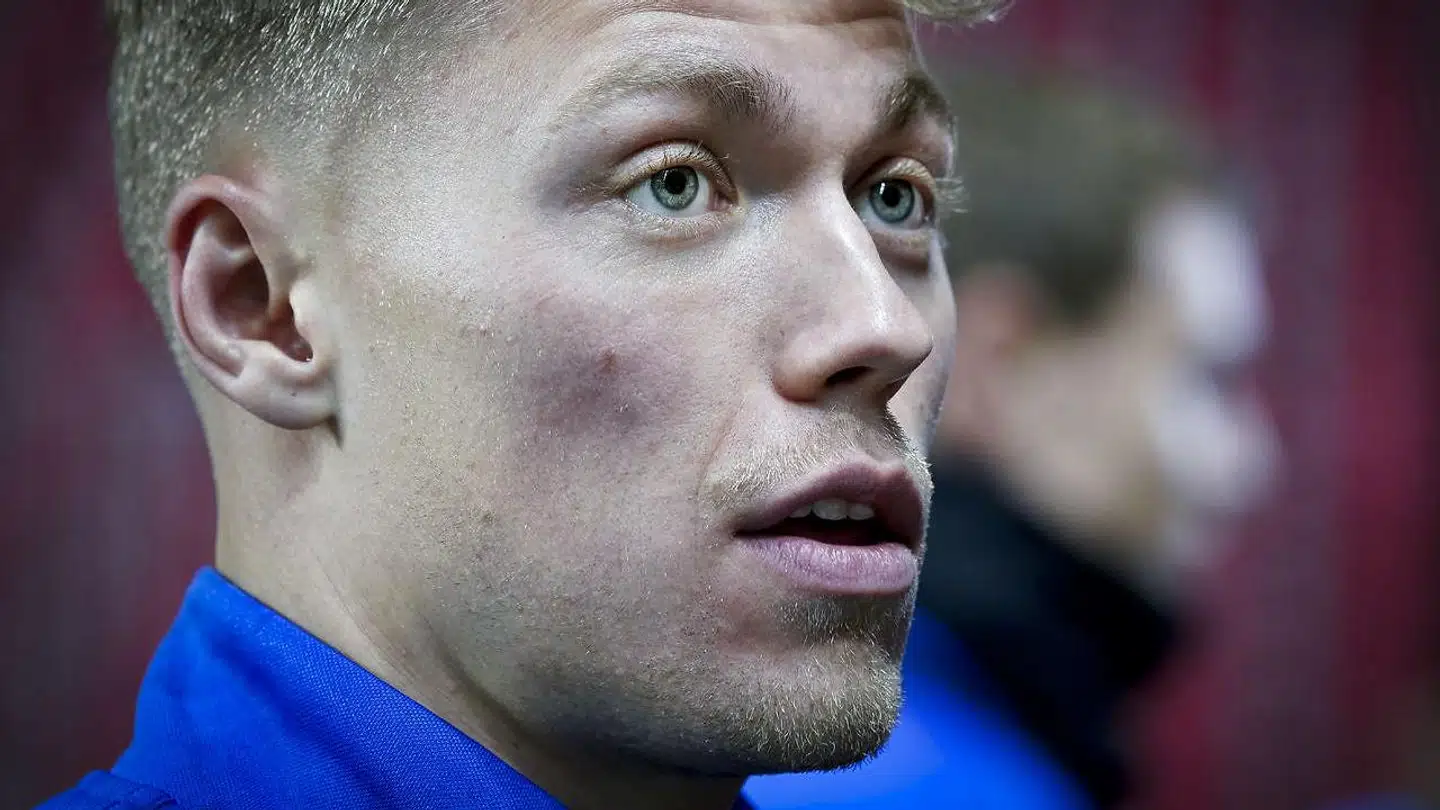 FCKs Viktor Fischer under FCKs træning i Telia Parken, onsdag den 11. december 2019.. (Foto: Liselotte Sabroe/Ritzau Scanpix)