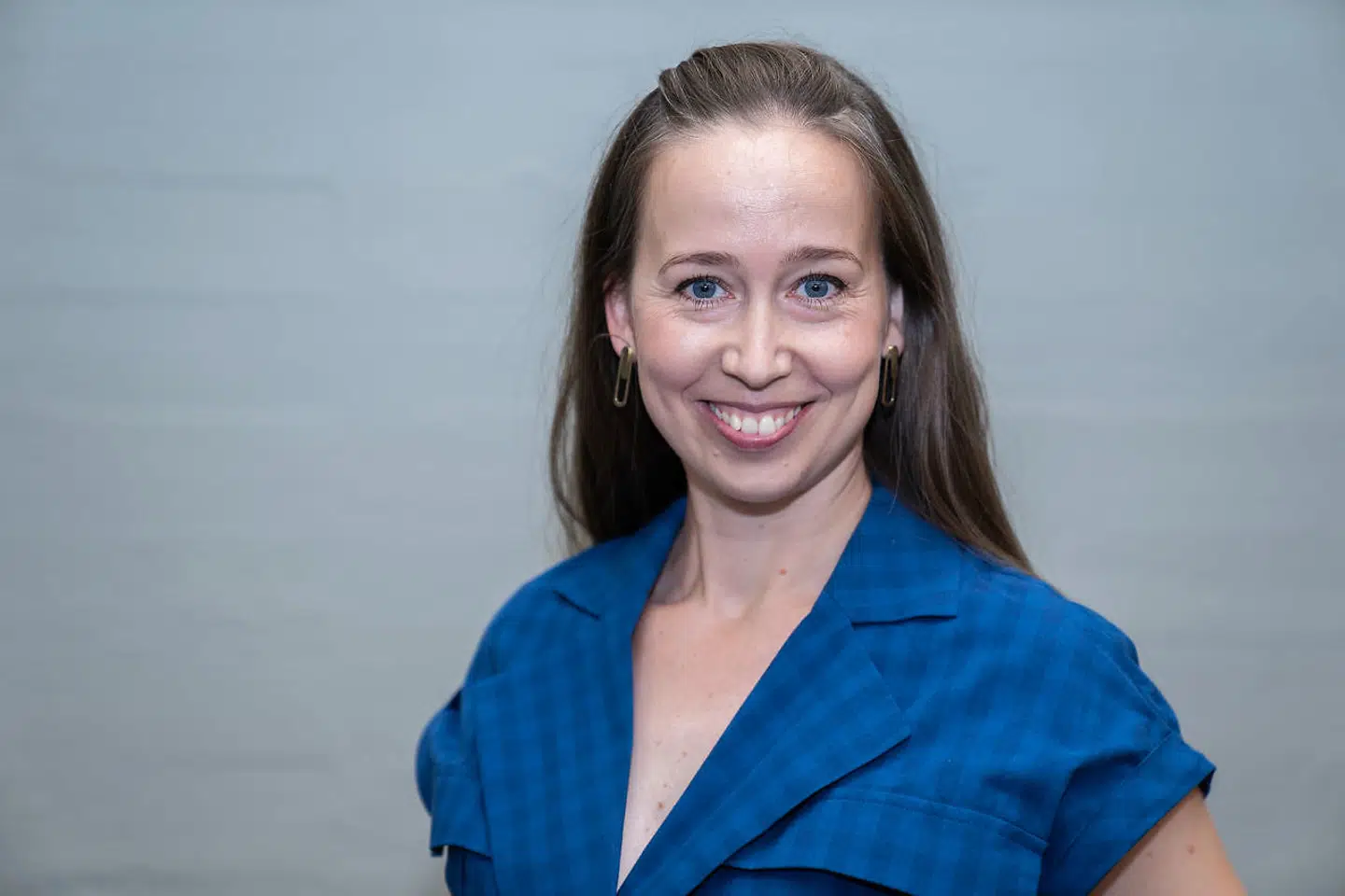 Skuespillerinde Merete Mærkedahl til 'Vild med dans' pressemøde i København, tirsdag den 8. september 2020. (Foto: Emil Helms/Ritzau Scanpix)