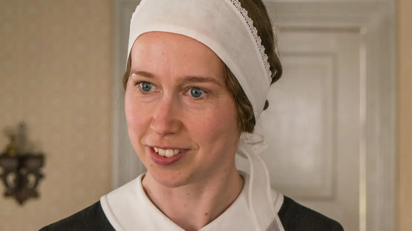 Merete Mærkedahl som Otilia i 'Badehotellet'.