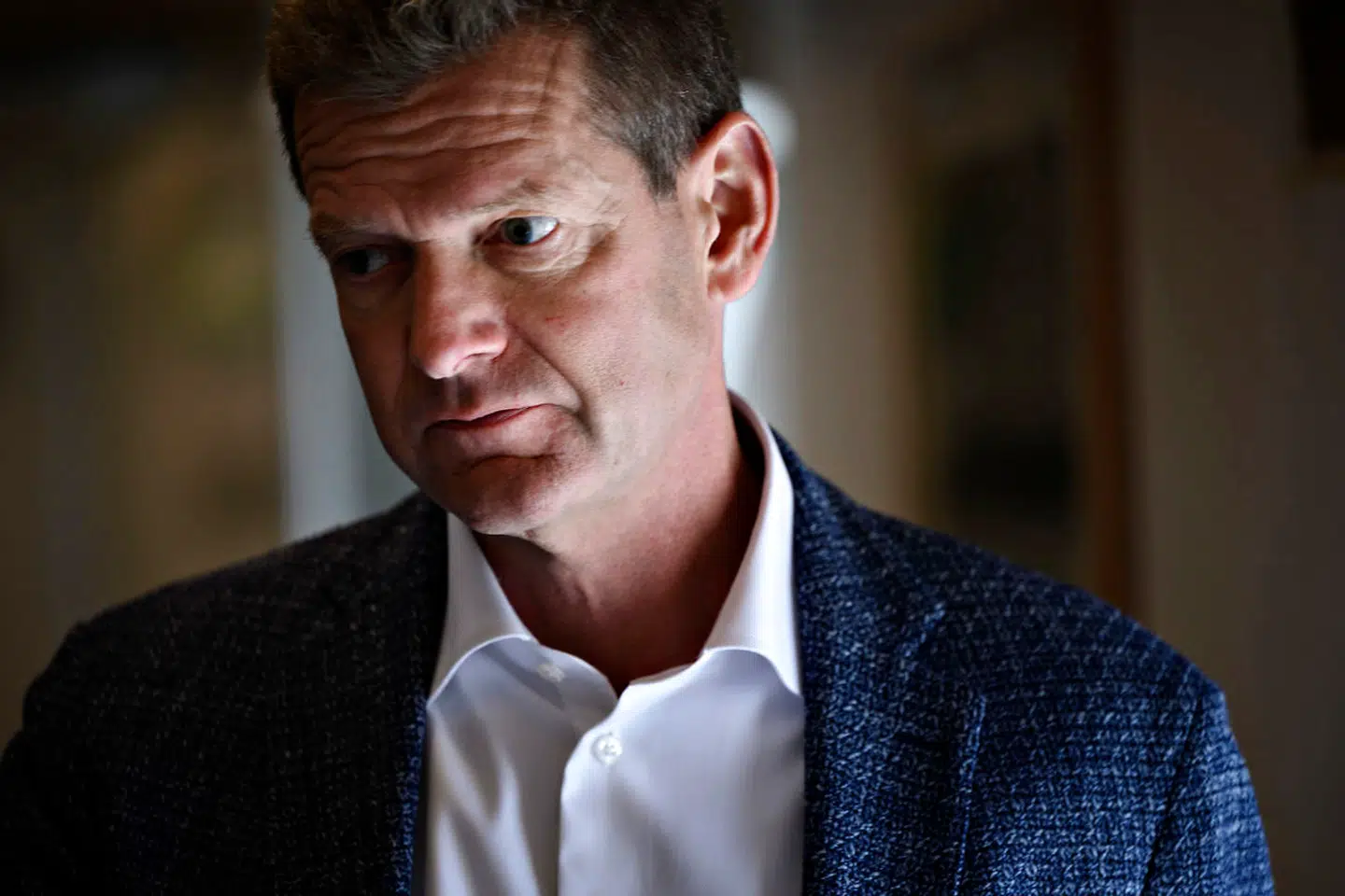 Direktør i Sundhedsstyrelsen Søren Brostrøm, da Sundheds- og Ældreministeriet afholder pressemøde om status for udviklingen i antallet af smittede med covid-19 i Danmark og særligt København og Odense, i Eigtveds Pakhus i København mandag den 7. september 2020.. (Foto: Philip Davali/Ritzau Scanpix)