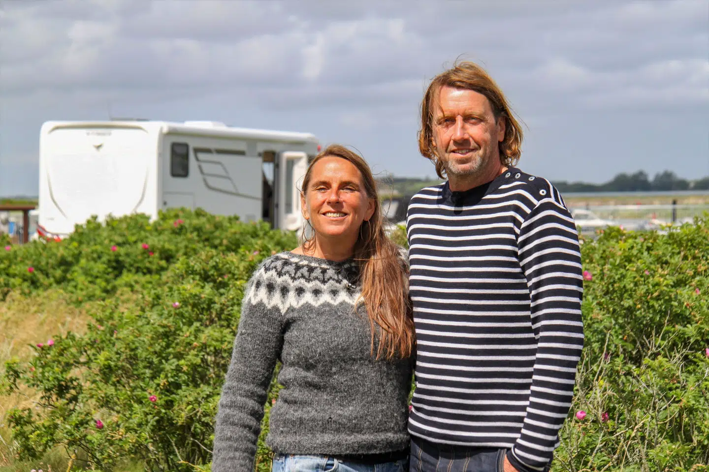 Anne og Anders på tur i Danmark.