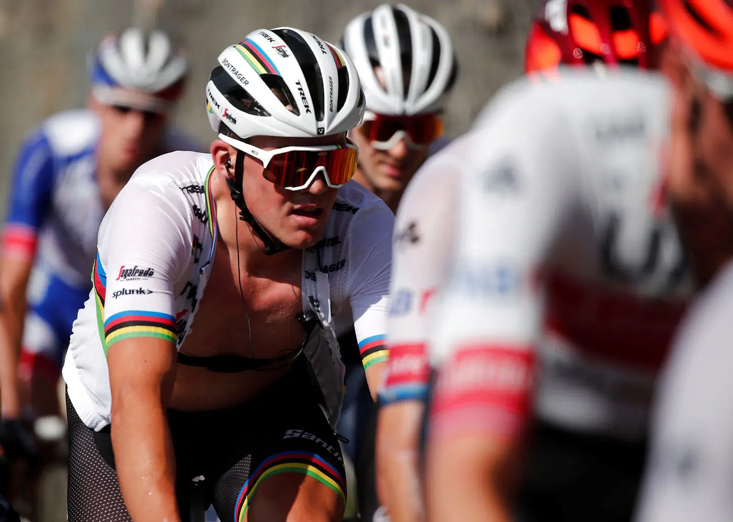 Cycling - Tour de France - Stage 16 - La Tour-du-Pin to Villard-de-Lans - France - September 15, 2020. Trek-Segafredo rider Mads Pedersen of Denmark in action. REUTERS/Benoit Tessier