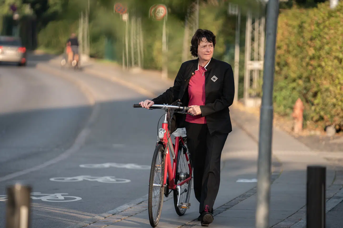Kommitteret i Justitsministeriet Nina Holst Christensen ankommer til afhøring i Instrukskommissionen i Retten på Frederiksberg. Emil Helms/Ritzau Scanpix