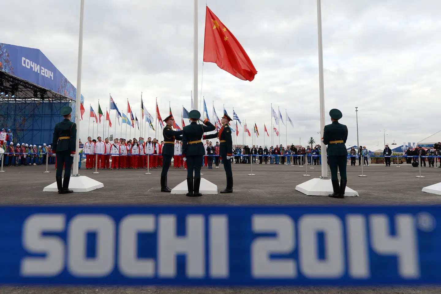 Prisen for at afvikle vinter-OL i russiske Sotji i 2014 var svimlende 21,9 milliarder dollar (137 milliarder kroner) (Arkivfoto). Andrej Isakovic/Ritzau Scanpix