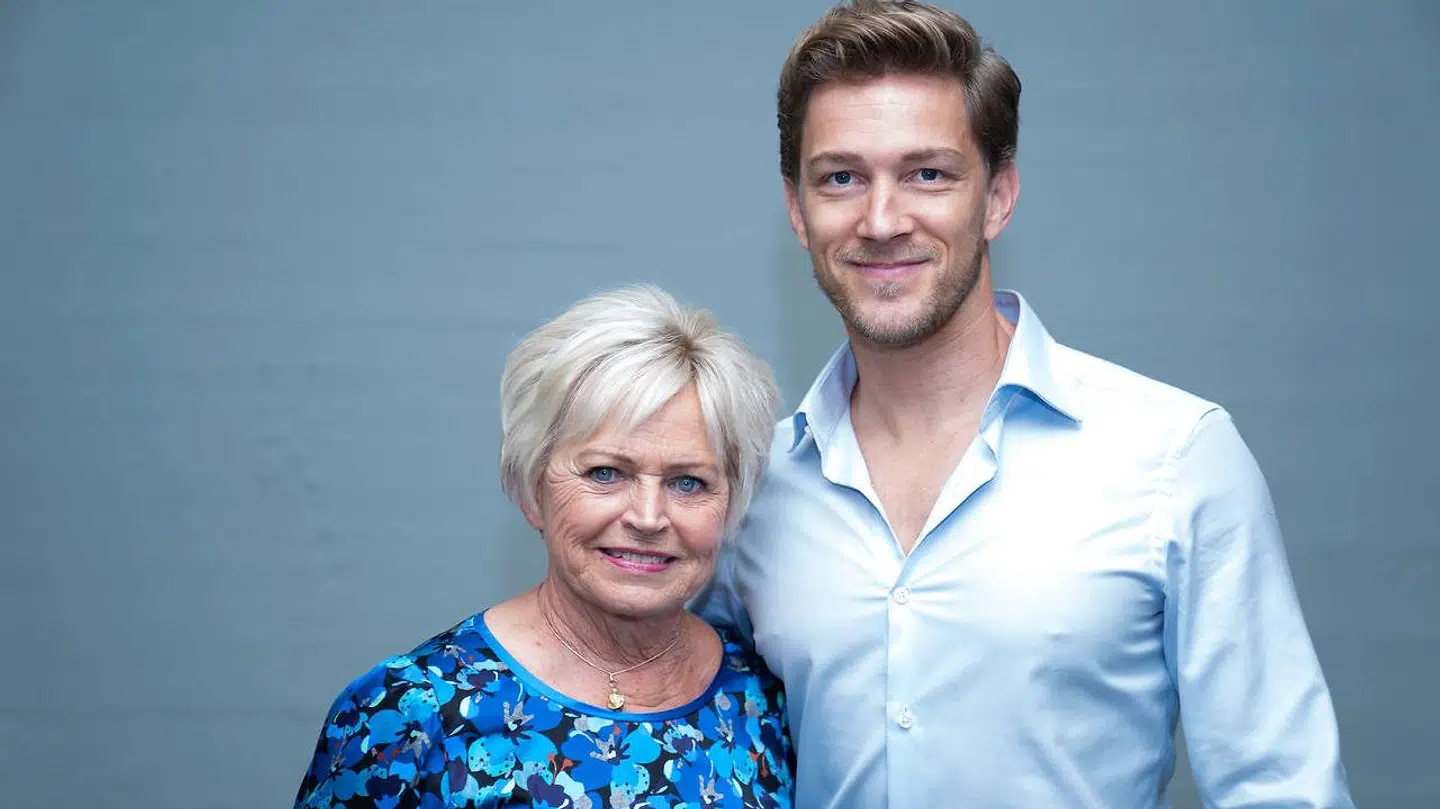 Sangerinde Hilda Heick og Michael Olesen til 'Vild med dans' pressemøde i København, tirsdag den 8. september 2020.