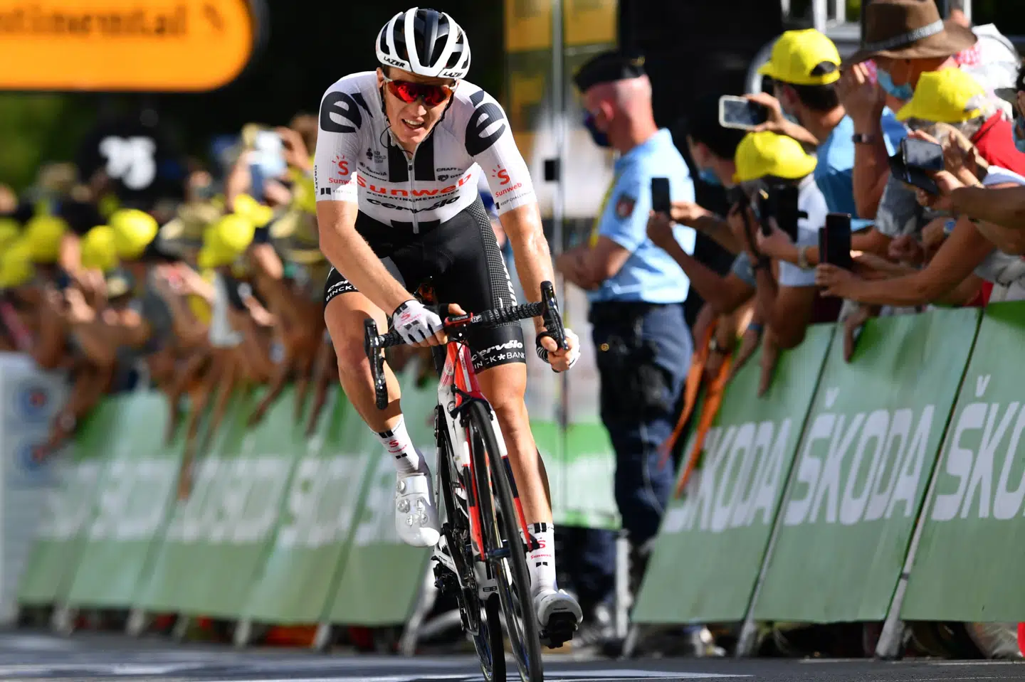 Søren Kragh Andersen vandt 14. etape af Tour de France. Stuart Franklin/Reuters