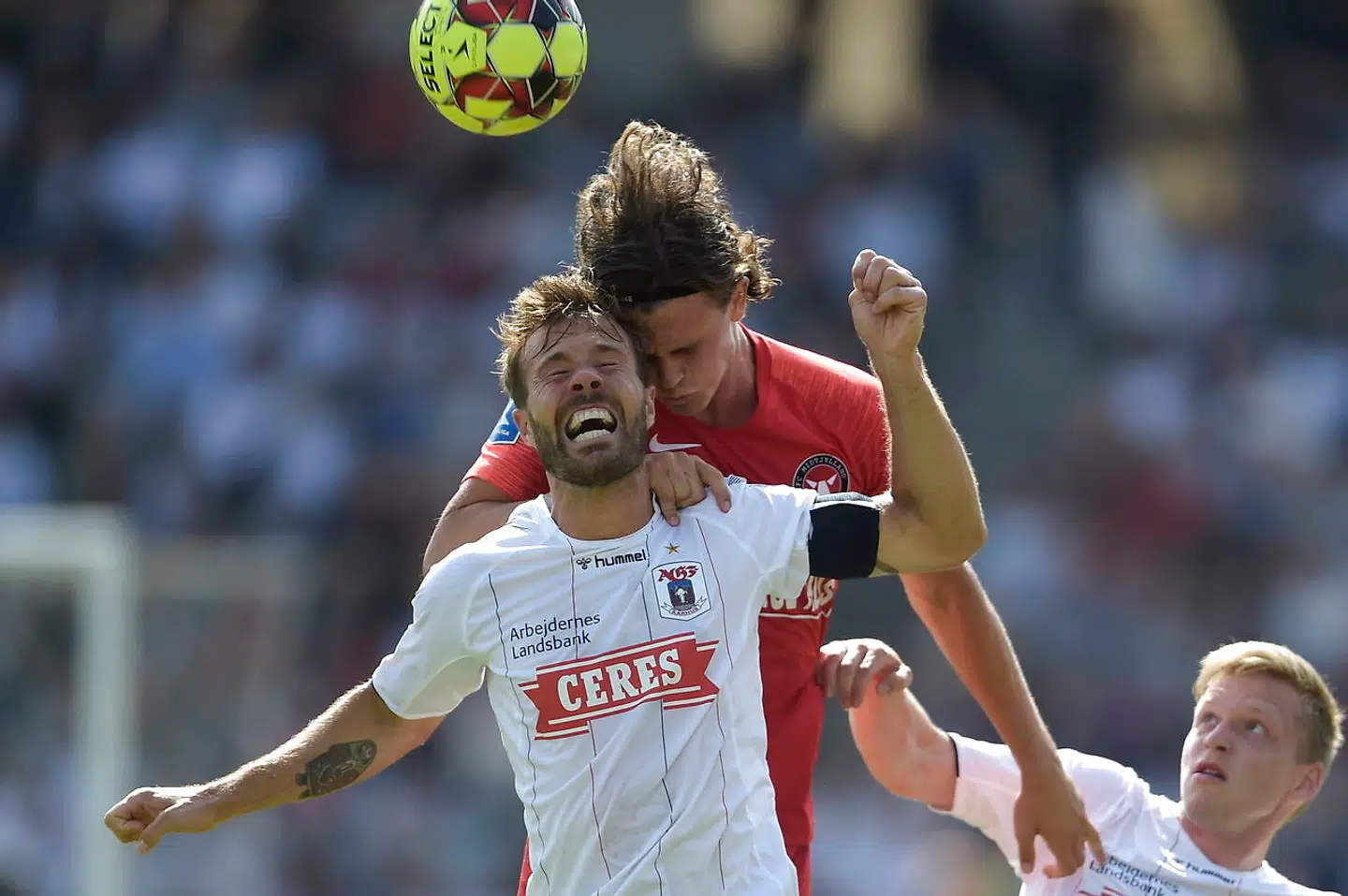 3F Superligakampen mellem AGF og FC Midtjylland på Ceres Park i Aarhus, søndag 28. juli 2019. . (Foto: Henning Bagger/Ritzau Scanpix)