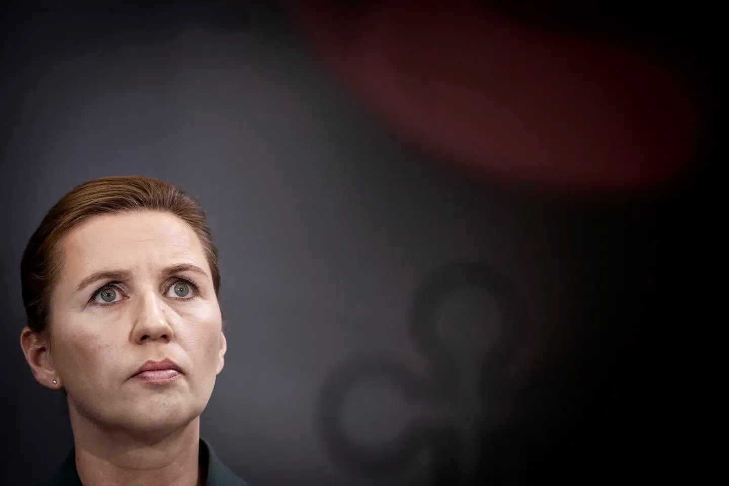 Alvoren står malet i ansigtet på statsminister Mette Frederiksen.