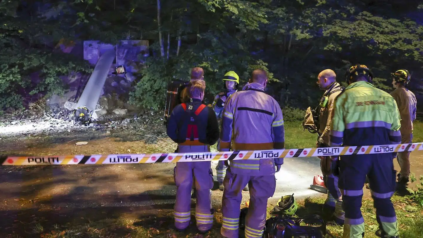 25 personer er reddet ud fra en bunkerfest, hvor der har været kulilteforgiftning. Foto: Geir Olsen / NTB scanpix