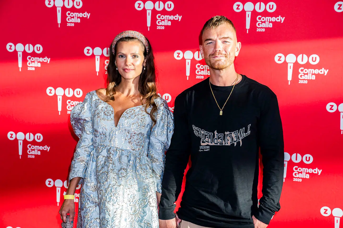 Ankersjerne på den røde løber ved ZULU Comedy Galla 2020 der afholdes i Operaen i København, onsdag den 26. august 2020. (Foto: Martin Sylvest/Ritzau Scanpix 2020)