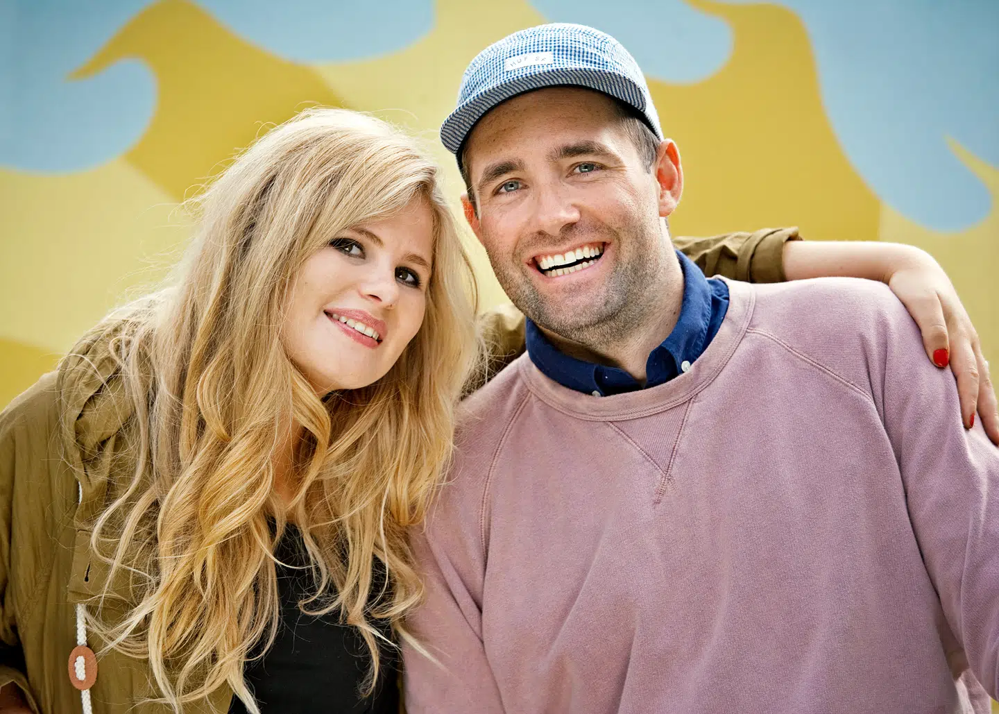 Sofie Linde og Mikkel Kryger i 2009, da de blev værter sammen på 'SommerSummarum'.
