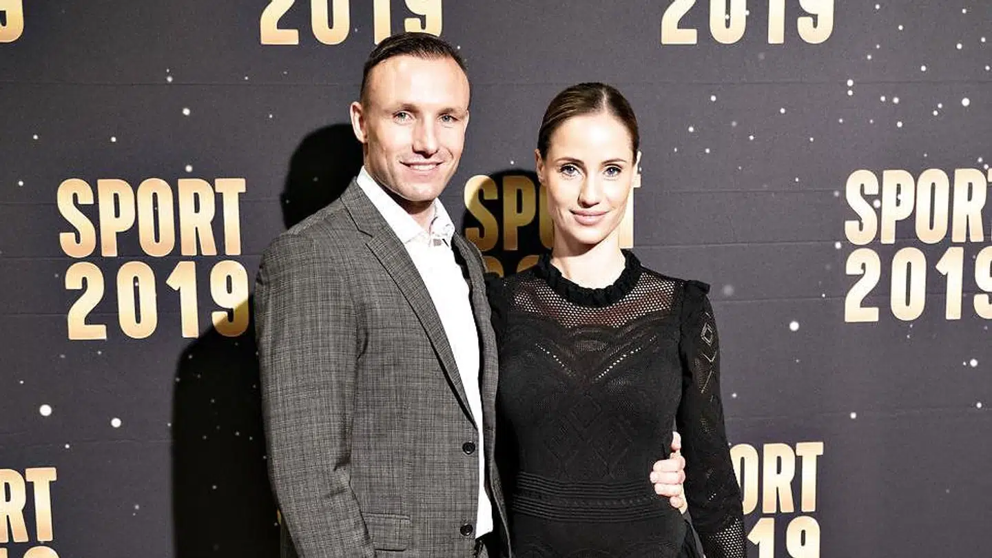 Mikkel Kessler sammen med konen Lea Hvidt Kessler.