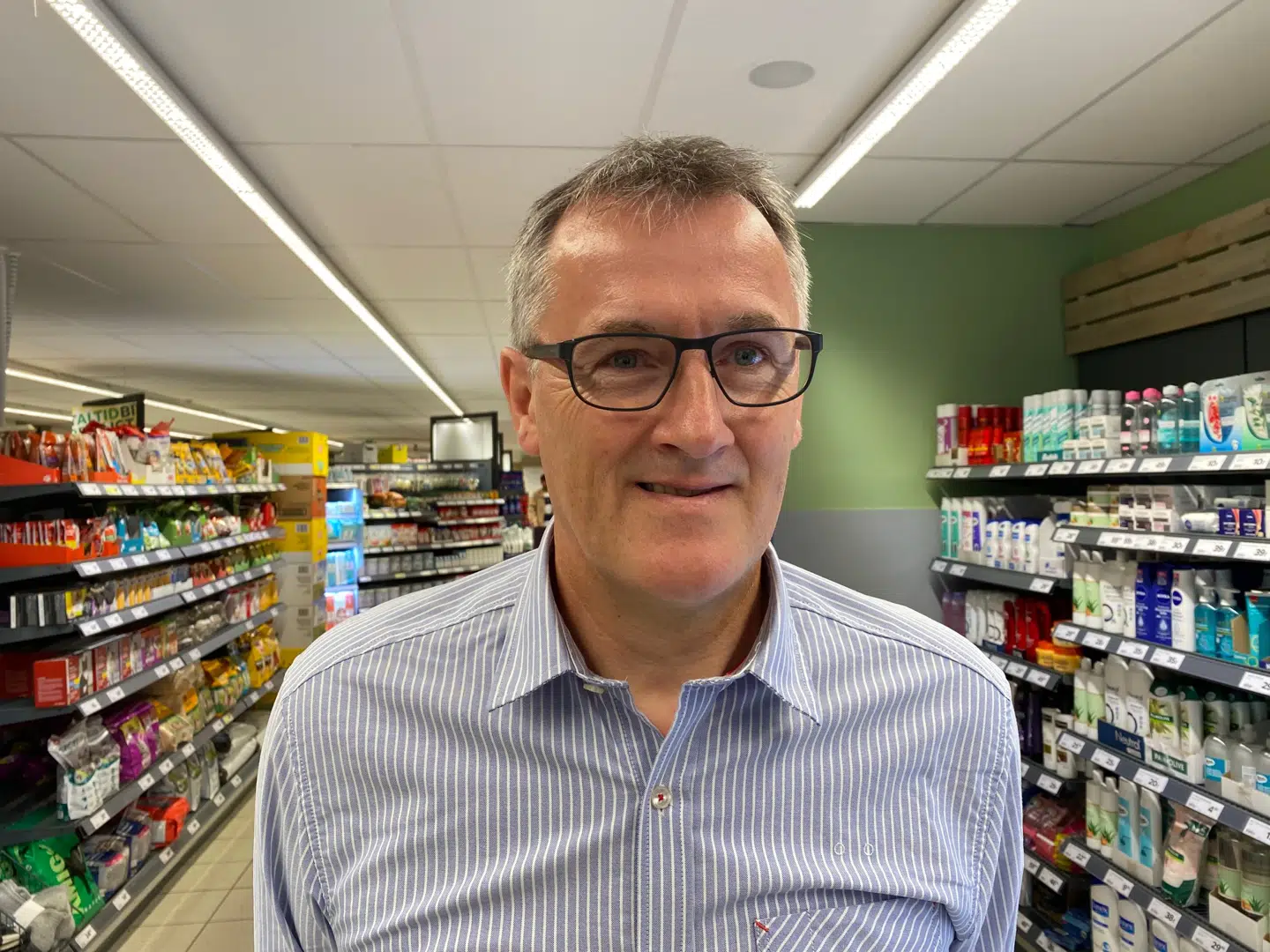 Mikael Aagard, butikschef.