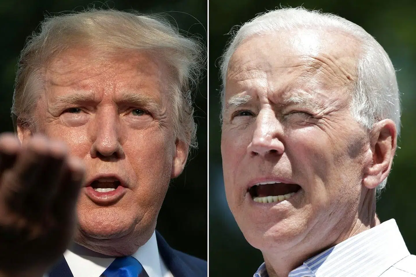 Donald Trump og Joe Biden skal mødes til i alt tre tv-debatter 29. september, 15. oktober og endelig 22. oktober.
