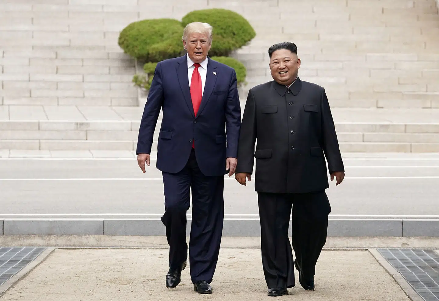 Donald Trump og Kim Jong Un i DMZ i 2019.