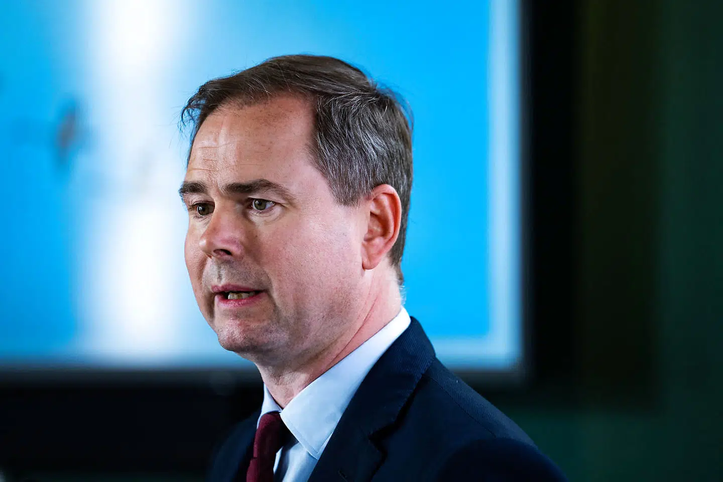Finansminister Nicolai Wammen præsenterer regeringens forslag til finansloven for 2021, Økonomisk Redegørelse samt ramme for finanspolitikken frem til 2025, i Rentekammersalen i Finansministeriet mandag den 31. august 2020.. (Foto: Emil Helms/Ritzau Scanpix)