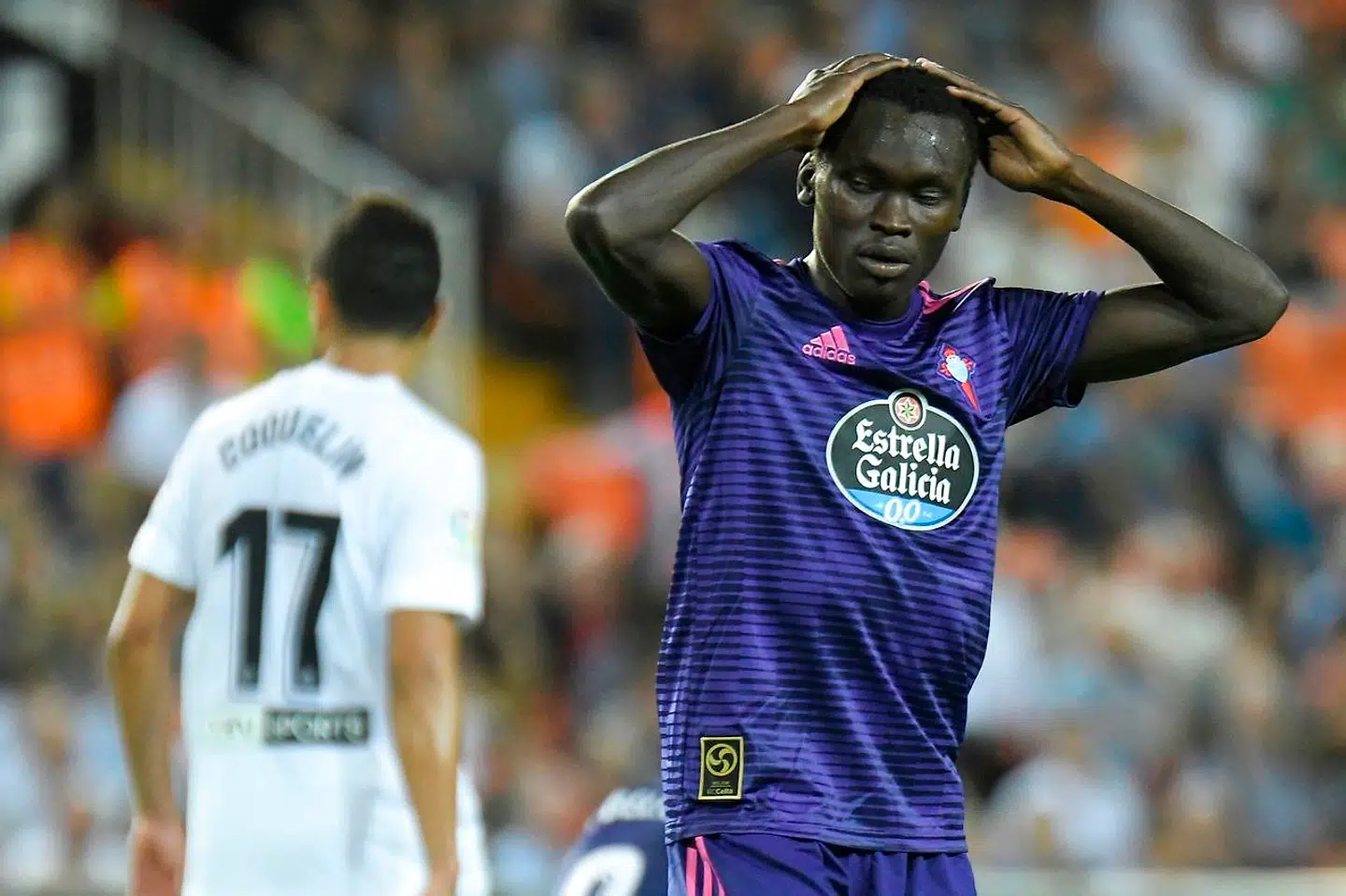 Pione Sisto i aktion for Celta Vigo tilbage i 2018