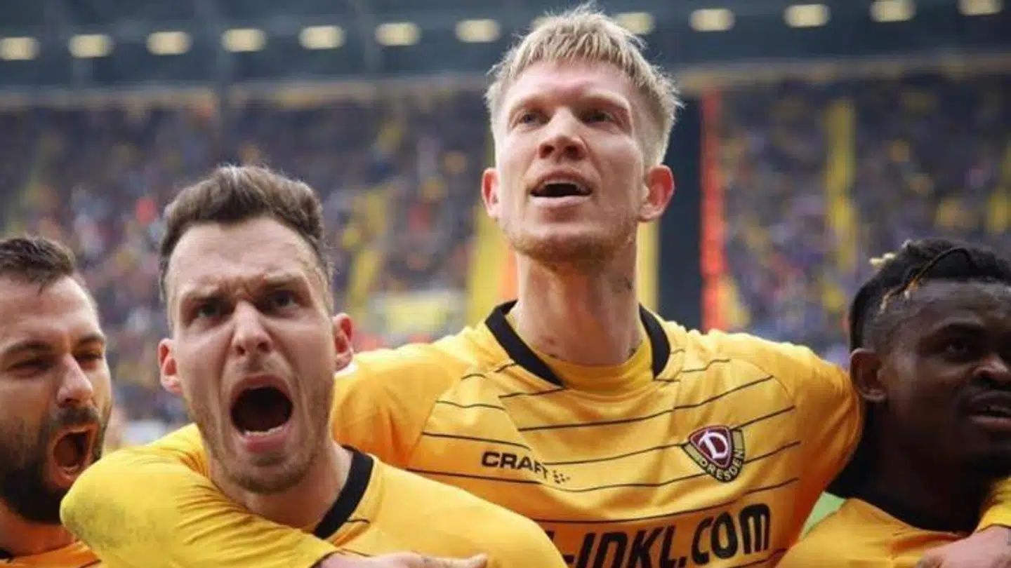 Makienok nåede at score et mål for Dresden, inden corona lukkede 2. Bundesligaen ned.