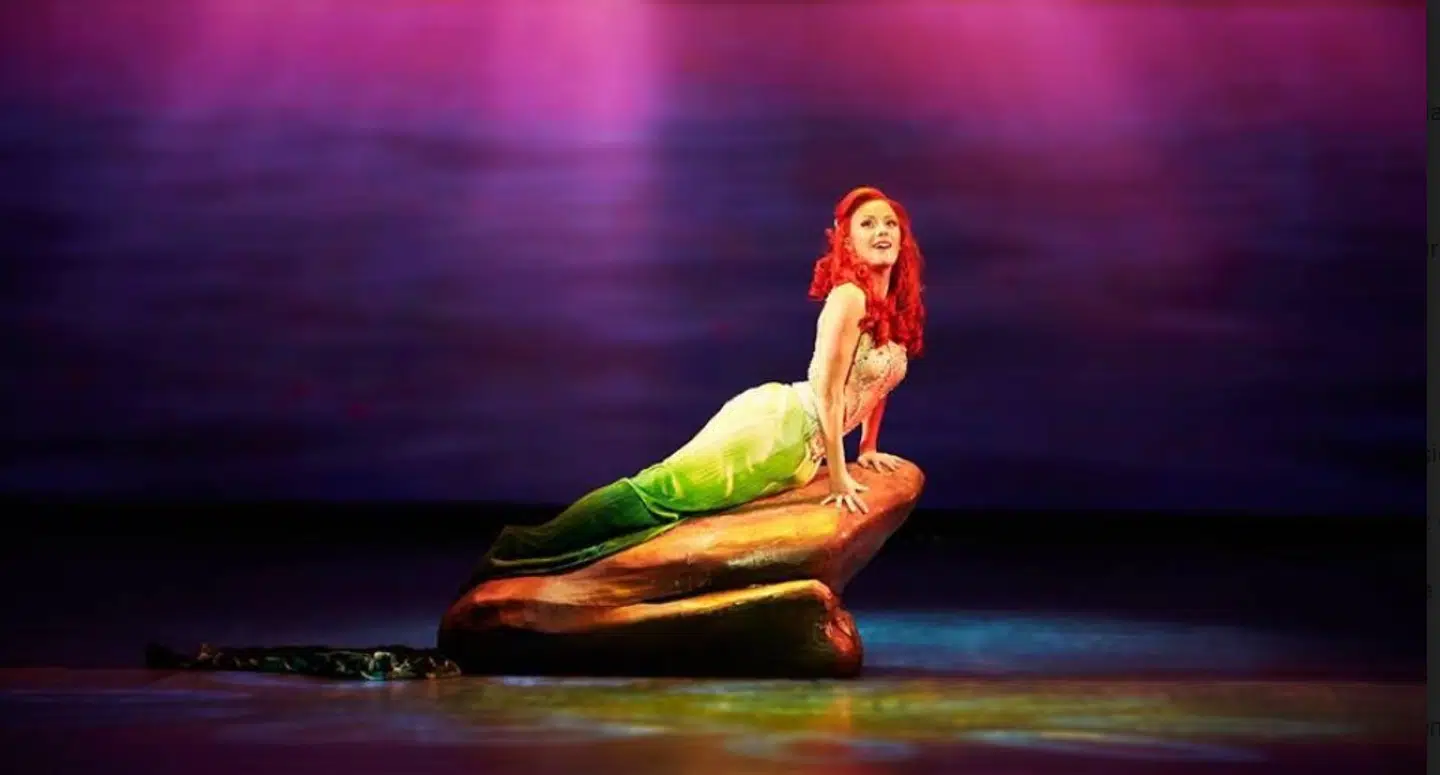 Kristine Yde – her som Ariel i 'Den lille havfrue'.