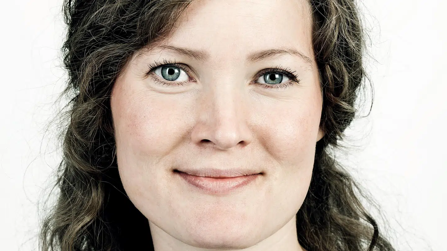 Line Britt Madsen er en af mange forældre, der er bange for deres børn og dem selv i traffikken nær Boldesager Skole. Privatfoto.