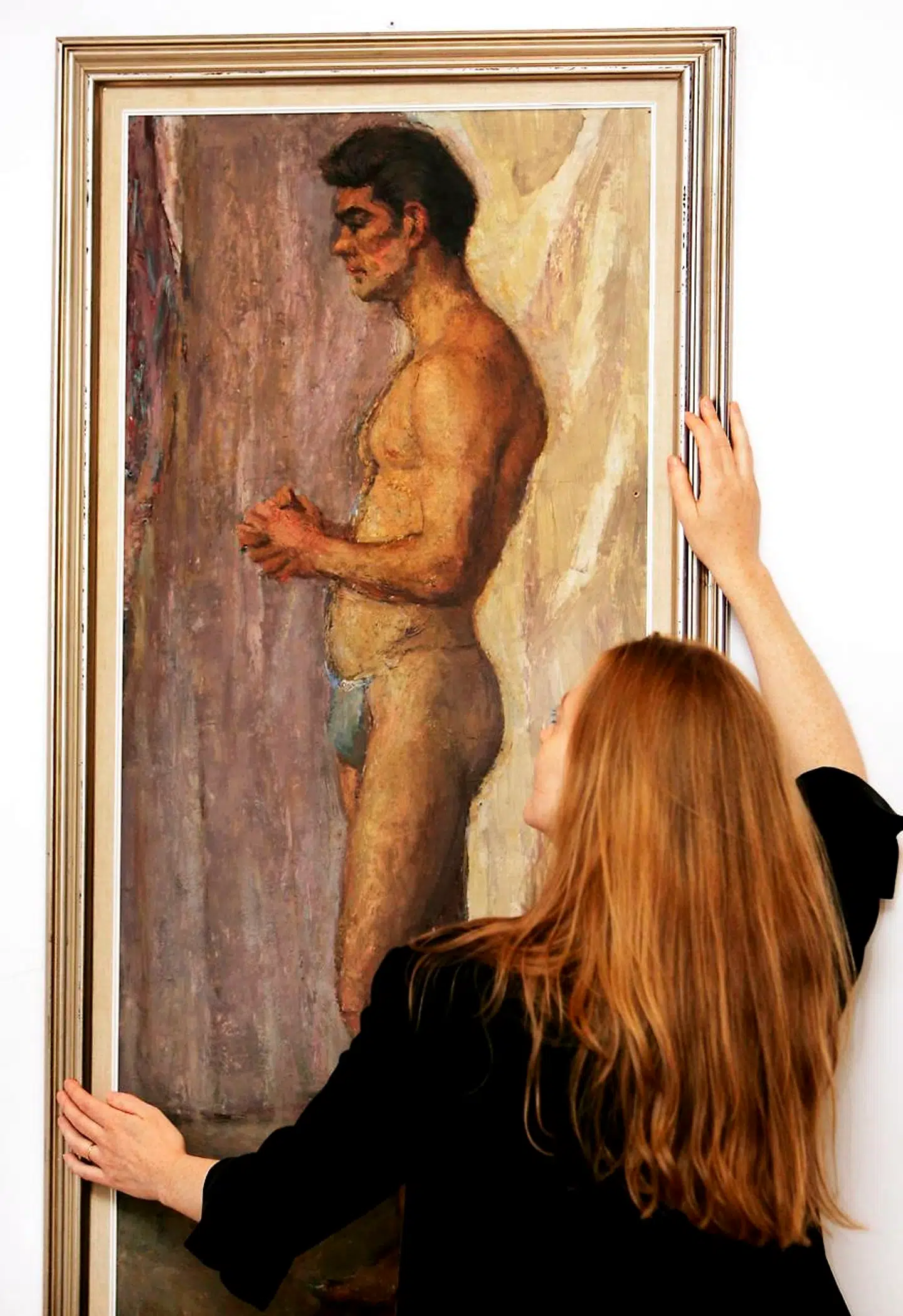 Før han blev skuespiller og bodybuilder, tjente Sean Connery penge ved at være nøgenmodel for kunstelever. Her et maleri af ham fra 1952.