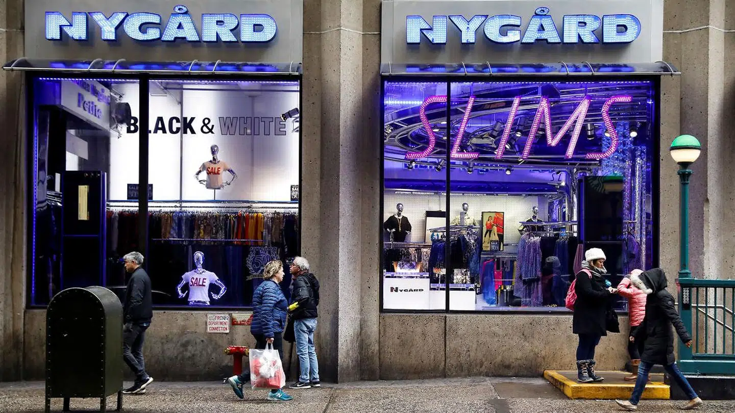 Nygard Internationals flagskibsbutik i nær Time Square i New York.
