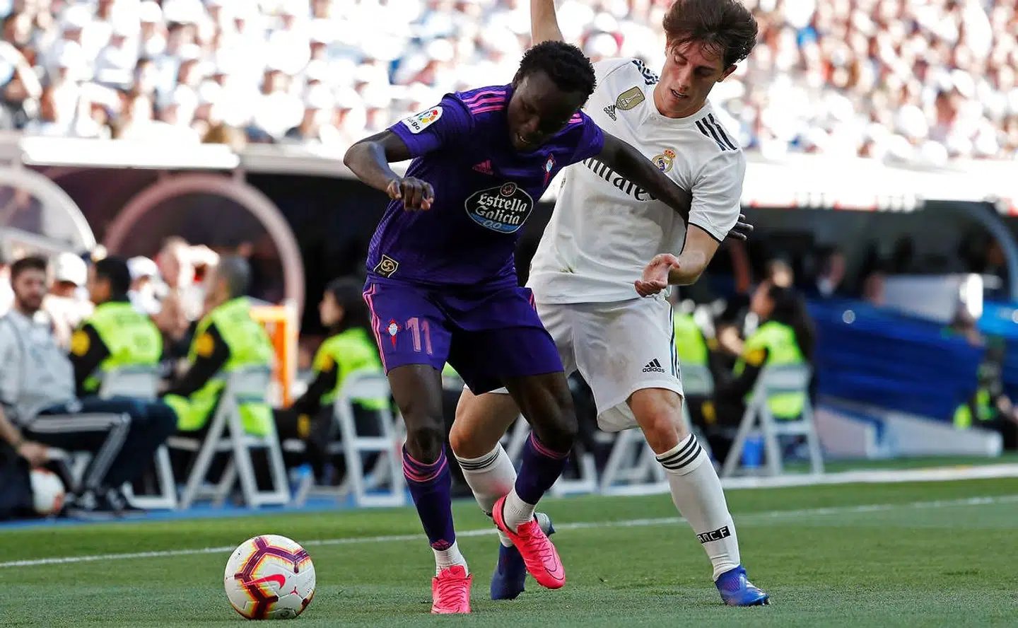 Pione Sisto i Celta Vigo-trøjen.