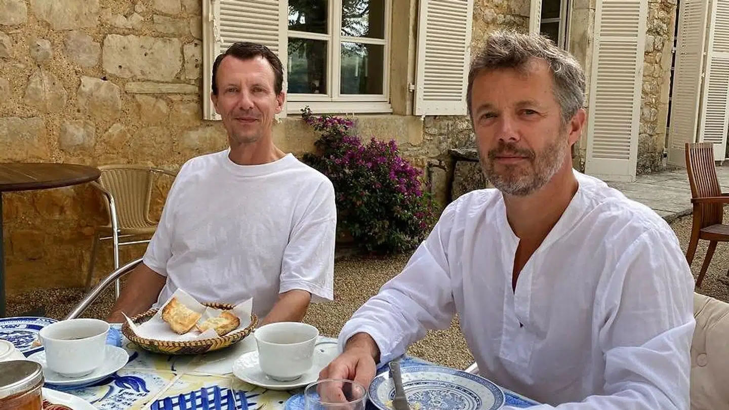 Kronprins Frederik besøgte tidligere på måneden prins Joachim på Château de Cayx i Frankrig.
