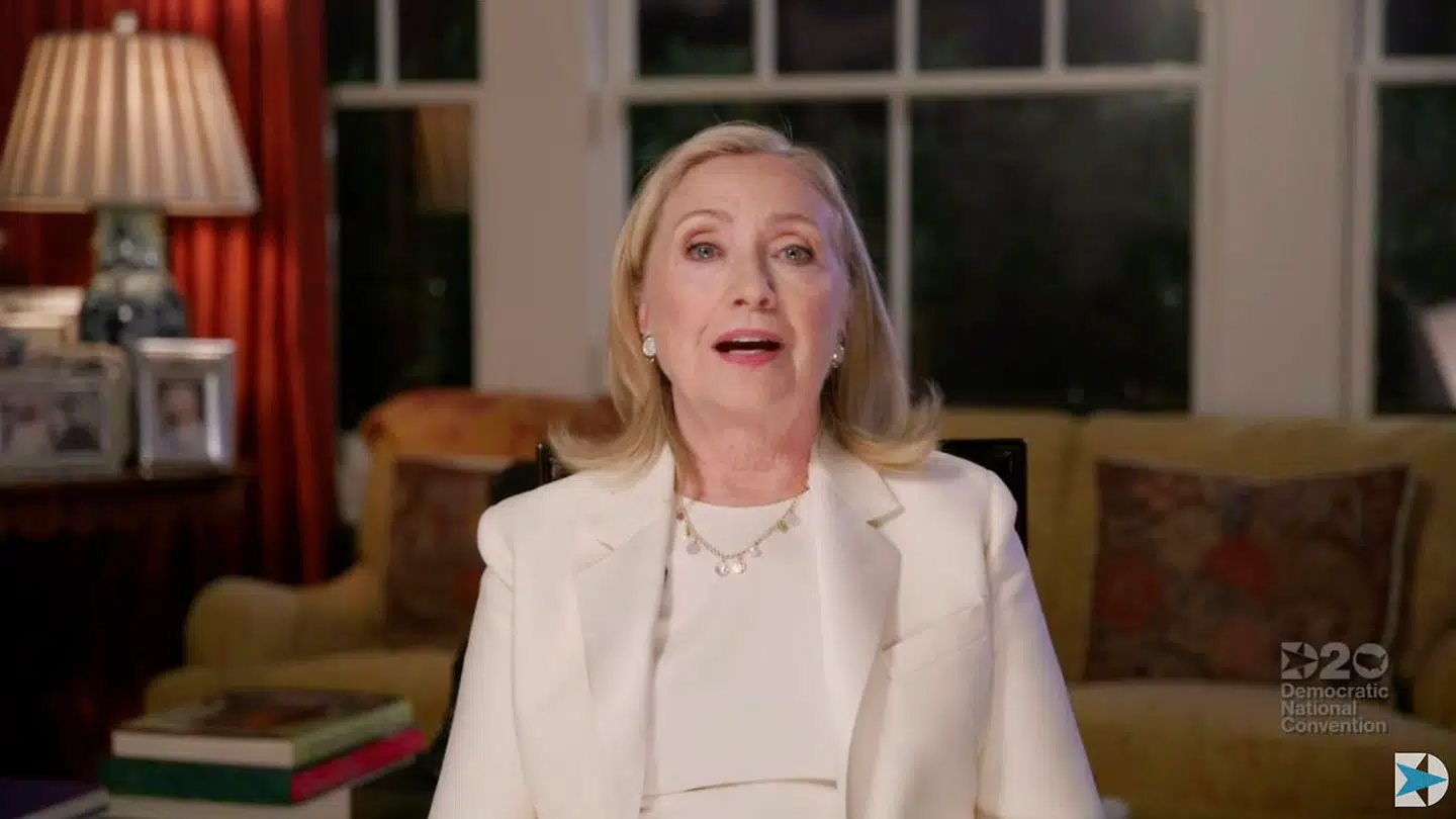 Den tidligere præsidentkandidat Hillary Clinton.