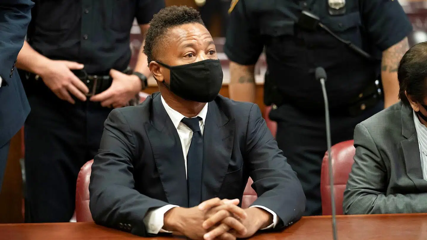 Cuba Gooding Jr. i retten i forbindelse med de befamlings-anklagerne mod ham.