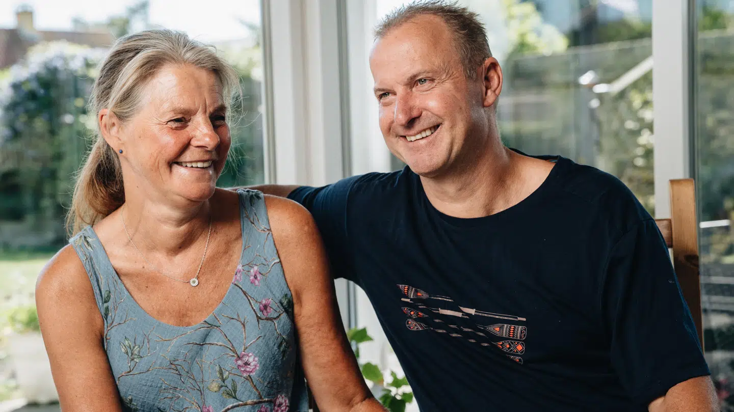 Jette og Benni Petersen kan snart fejre 25 års ægteskab. Foto: Kasper Løjtved/Byrd.