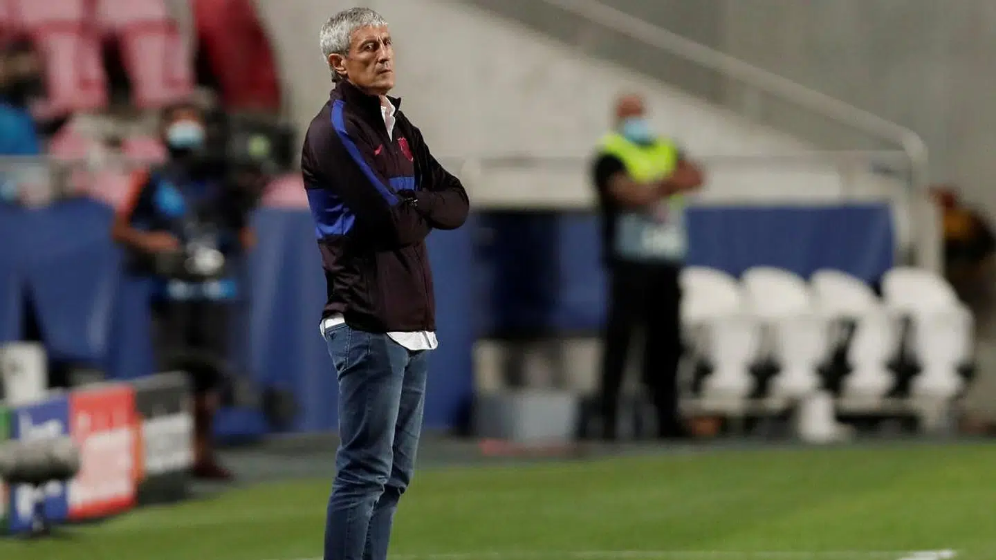 Quique Setien er fortid i Barcelona.