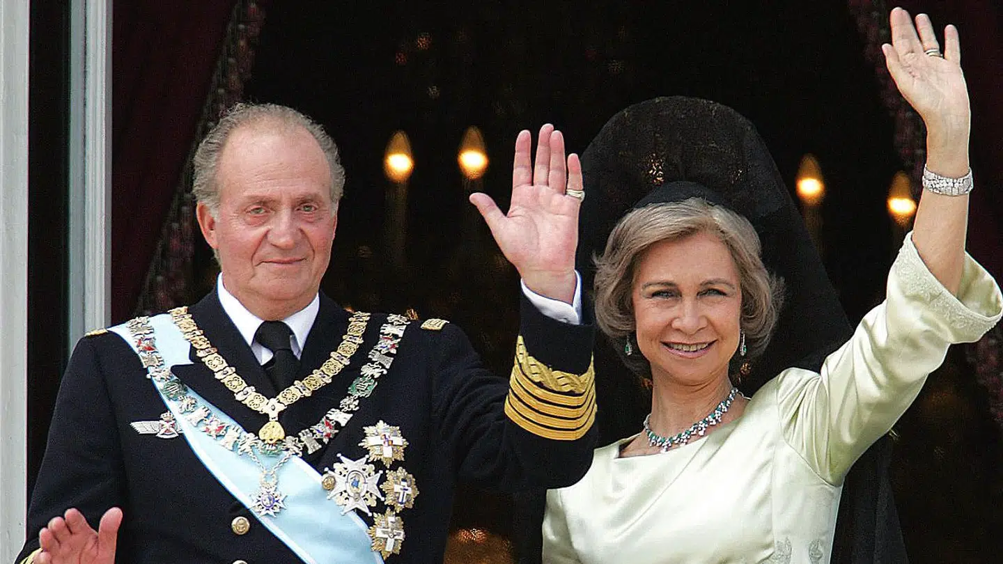 Eks-konge Juan Carlos og eks-dronning Sofia.