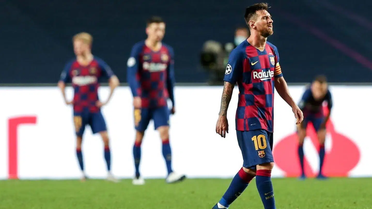 Lionel Messi og resten af Barcelona-holdet tabte fredag aften til Bayern München.