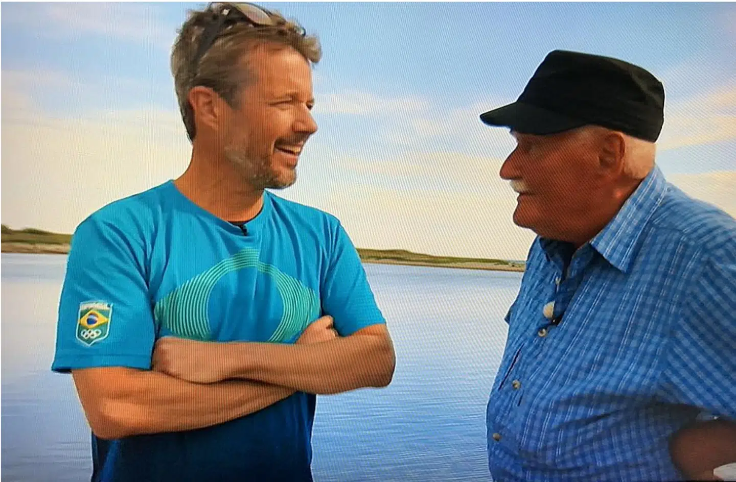 Kronprins Frederik og Jørgen Nielsen.