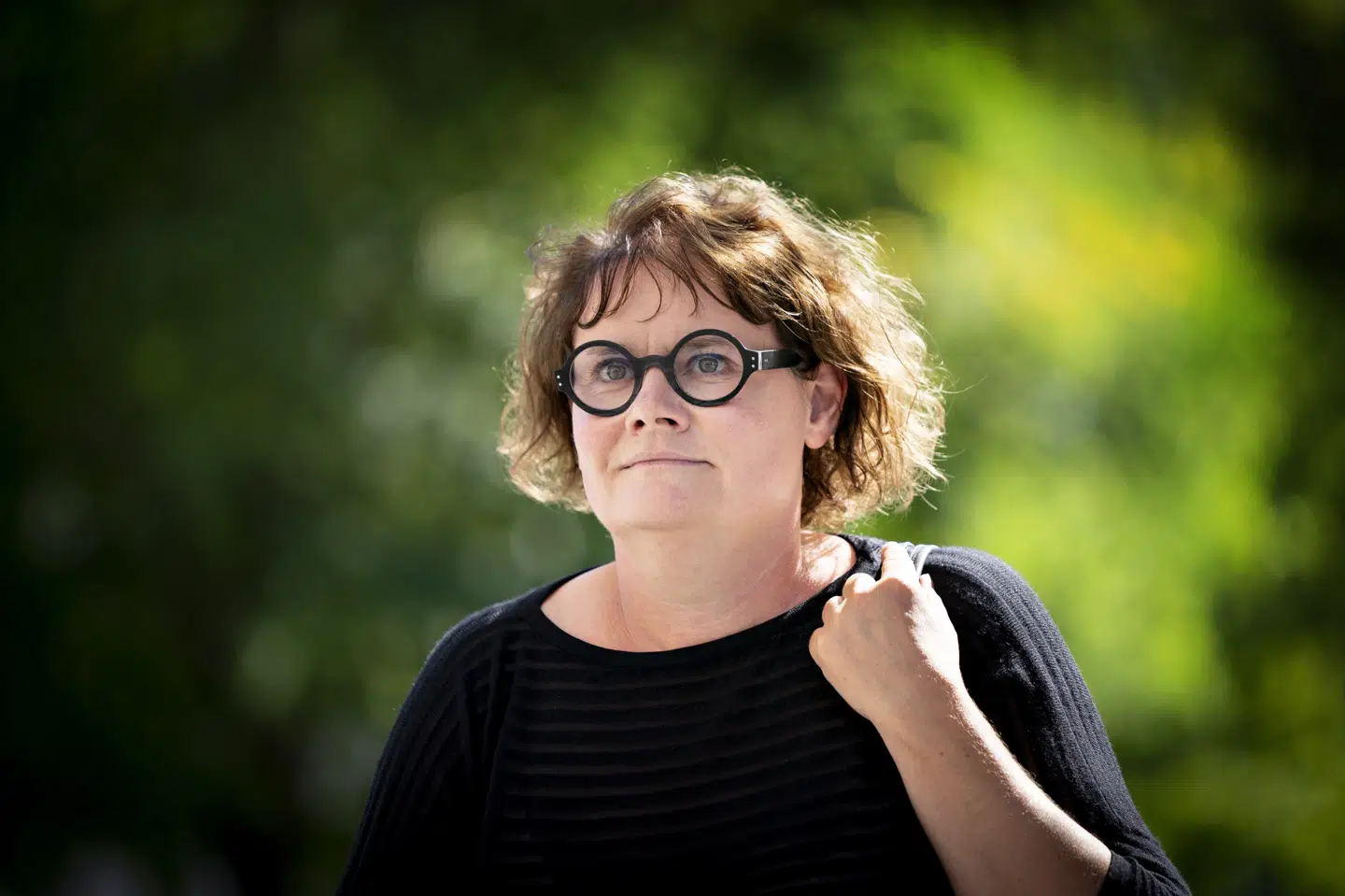 Tidligere direktør i Udlændingestyrelsen Tanja Franck ankommer til retten. Liselotte Sabroe/Ritzau Scanpix