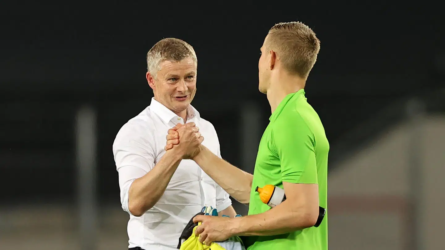 Der var roser fra United-manager Ole Gunnar Solskjær til FCK-keeperen.