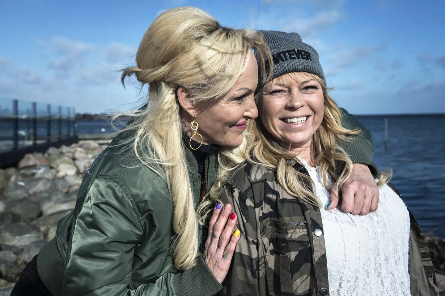 Linse Kessler og Didde Skjelmose har været slyngveninder i årevis og kender hinanden fra gamle dage på Bryggen i København. (Arkivfoto) Ida Guldbæk Arentsen/Ritzau Scanpix