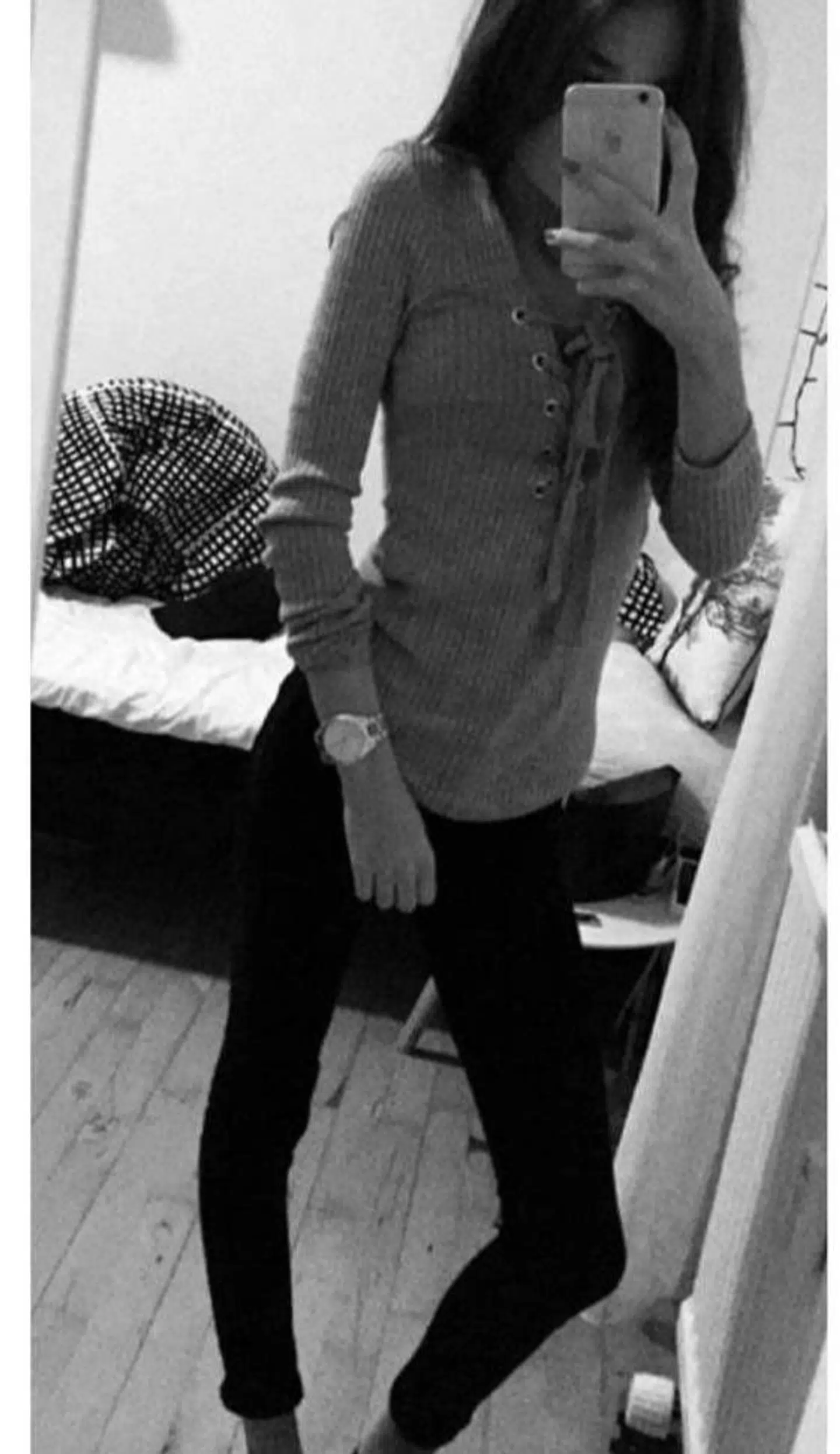 Med kun 36 kilo fordelt på 163 centimeter fik Luna Isabel Frandsen tidligere ofte negative kommentarer om sin vægt (Privatfoto)
