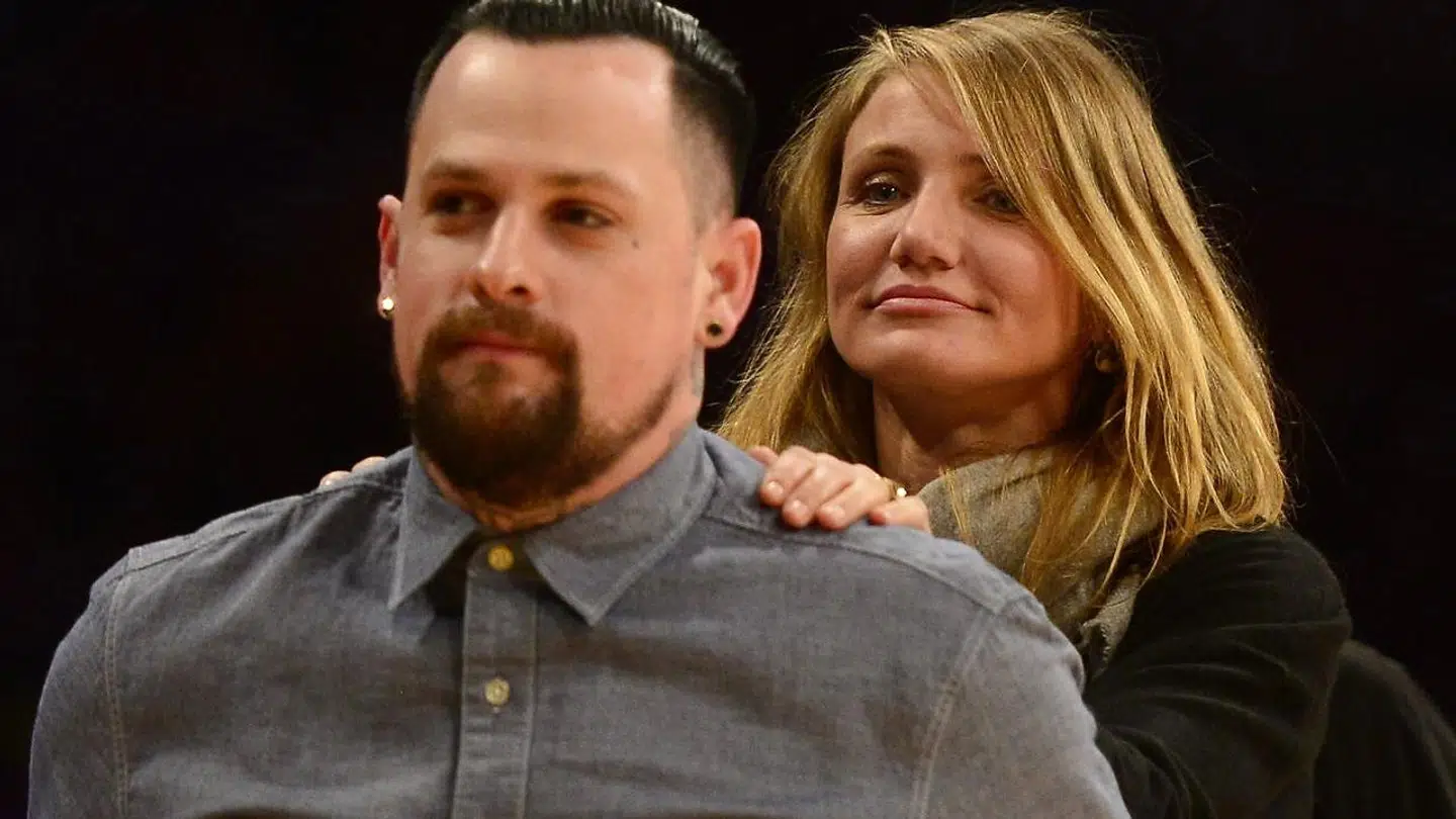 Cameron Diaz og ægtemanden Benji Maddien.