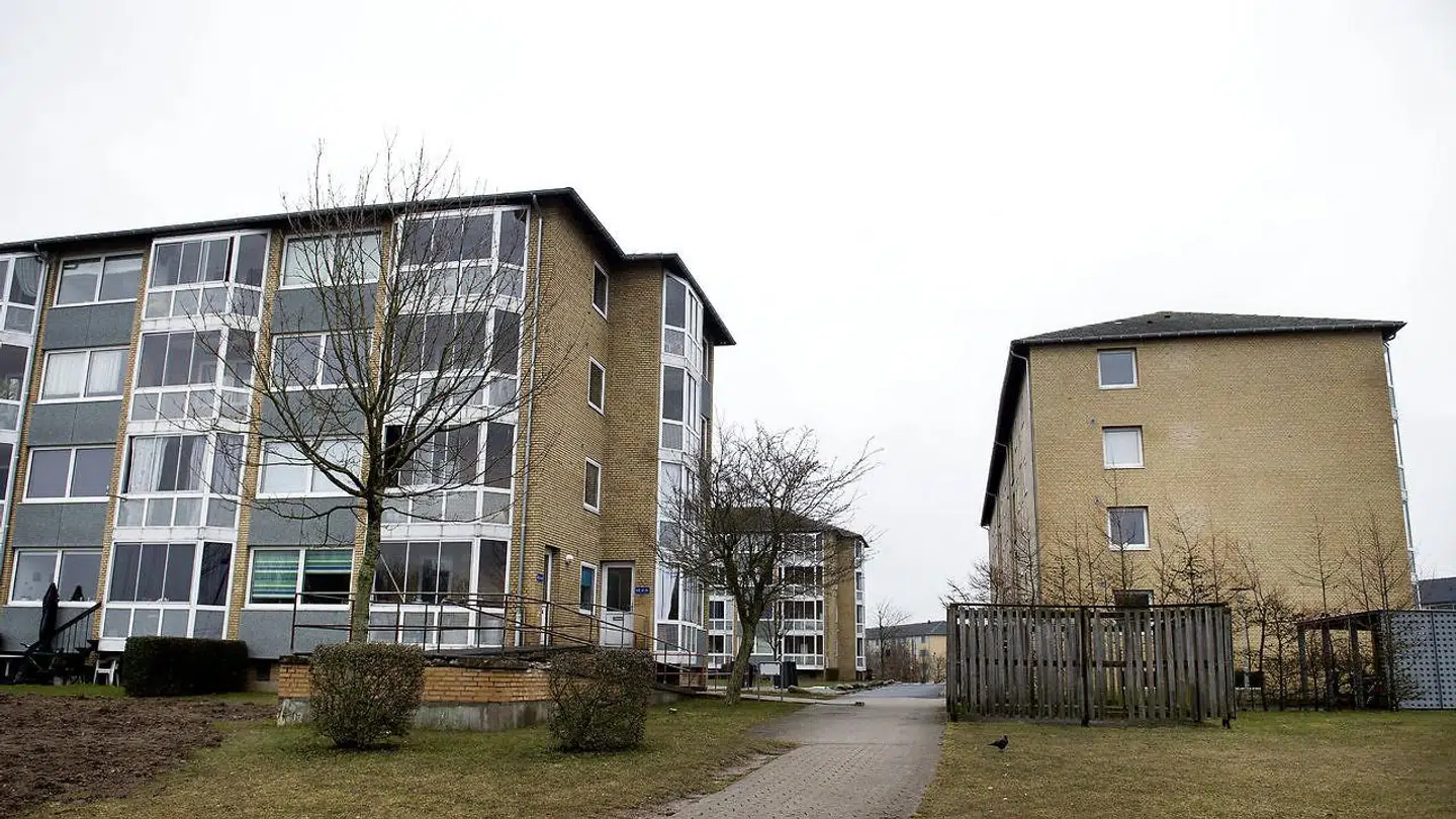 Den seneste tid har der været en del uro i bebyggelsen på Motalavej i Korsør. Billedet er hentet i arkivet og er nogle år gammelt. (Arkivfoto)