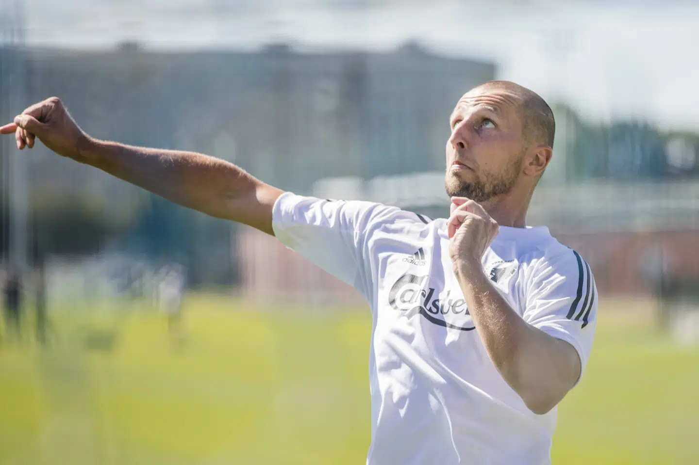 Kamil Wilczek trænede fredag med i FC København. Nikolai Linares/Ritzau Scanpix