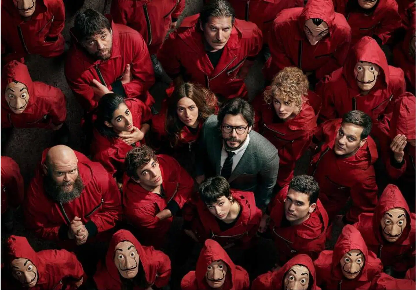 Et klip fra serien 'Papirhuset'