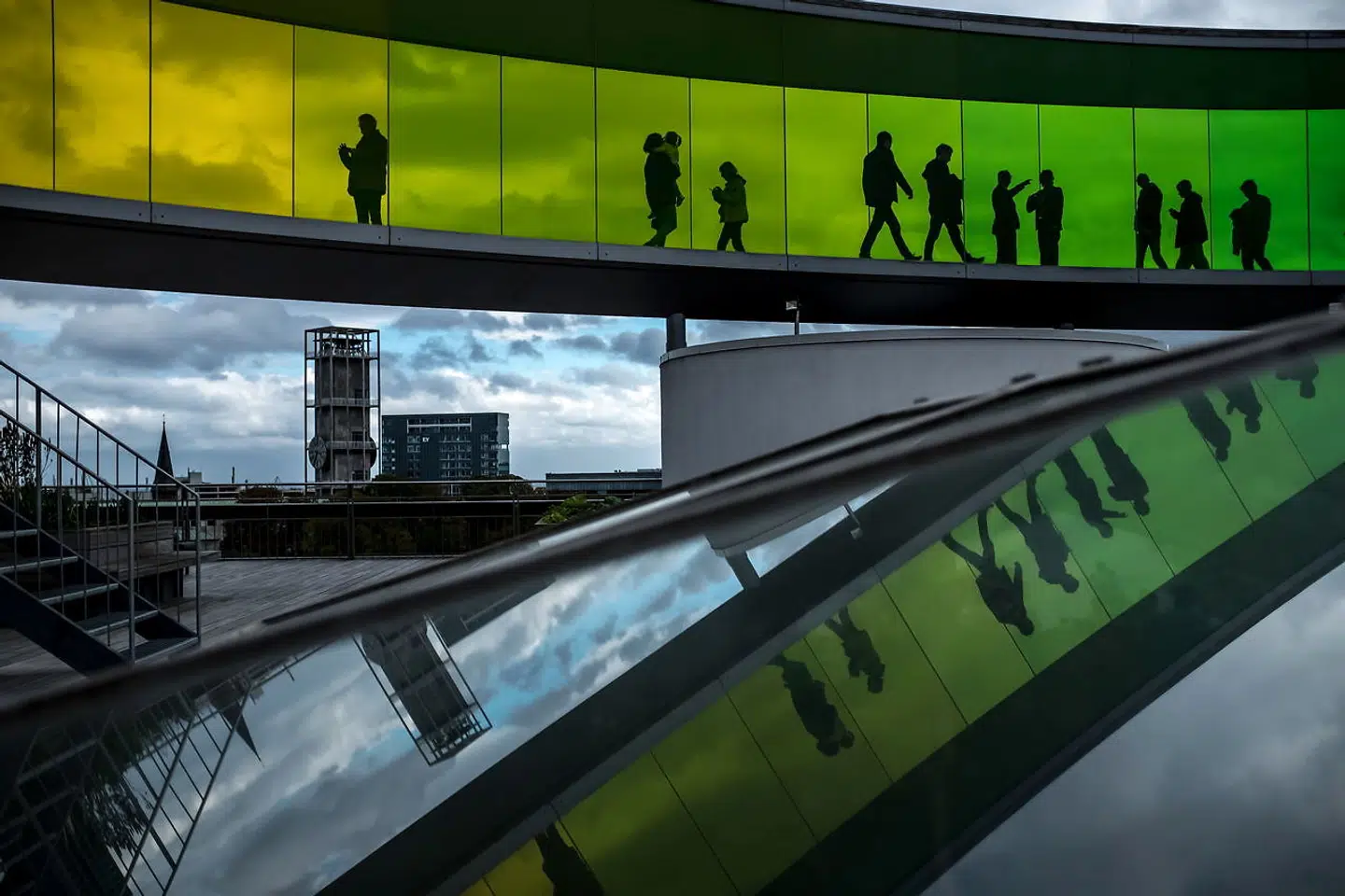 Taget på ARoS er blevet verdenskendt for installationen Your Rainbow Panorama.