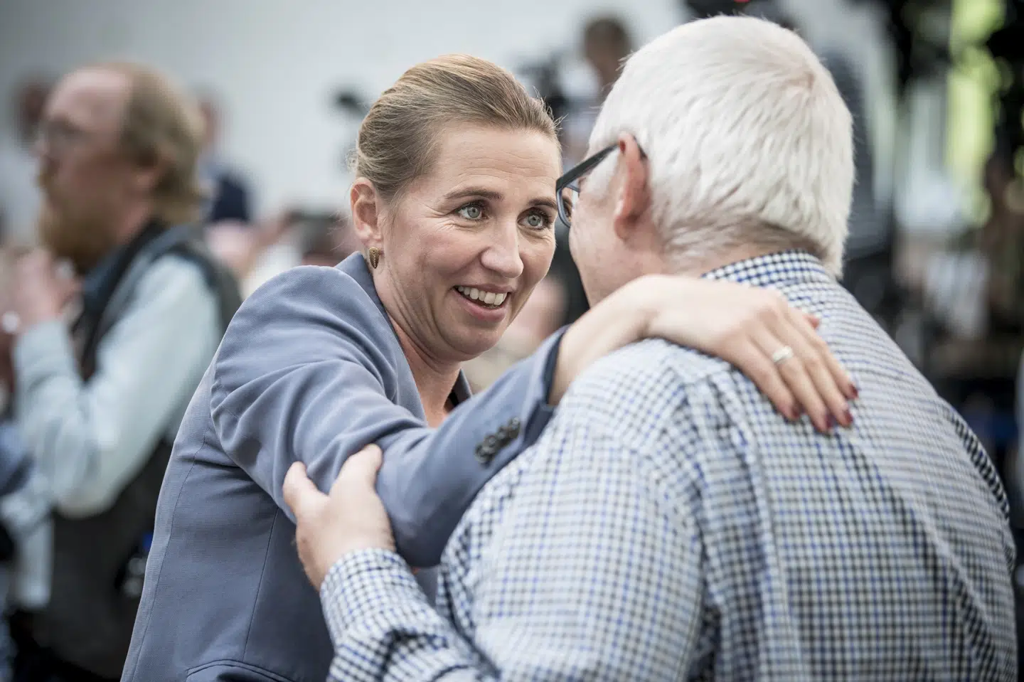 Statsminister Mette Frederiksen (S) gav en officiel undskyldning til Godhavnsdrengene i august 2019. (Arkivfoto) Mads Claus Rasmussen/Ritzau Scanpix