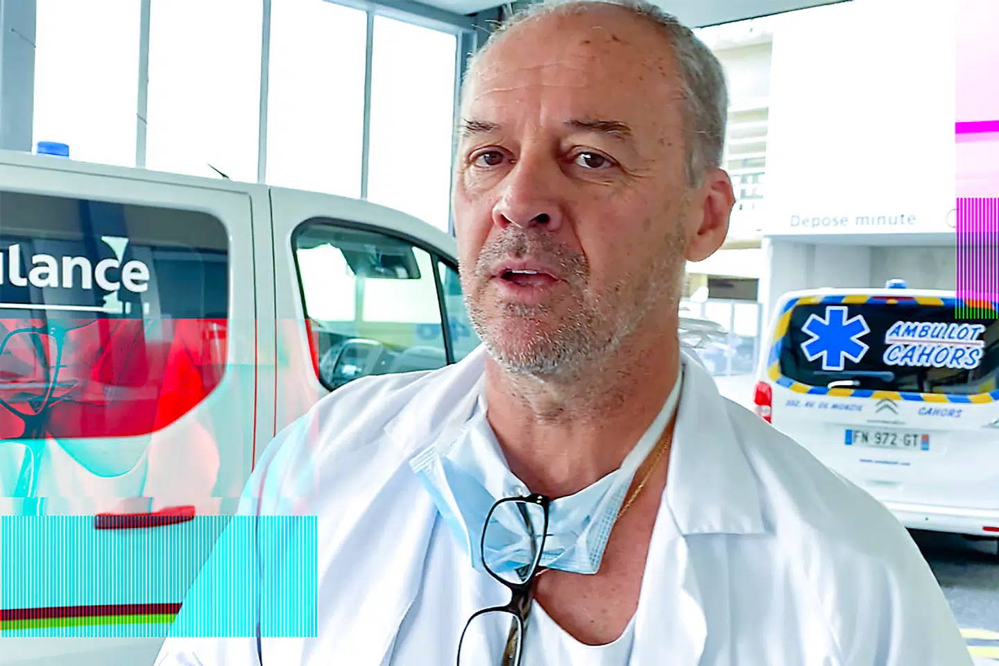 Dr. Thierry Debreux er lægen, der først tog imod Prins Joachim.