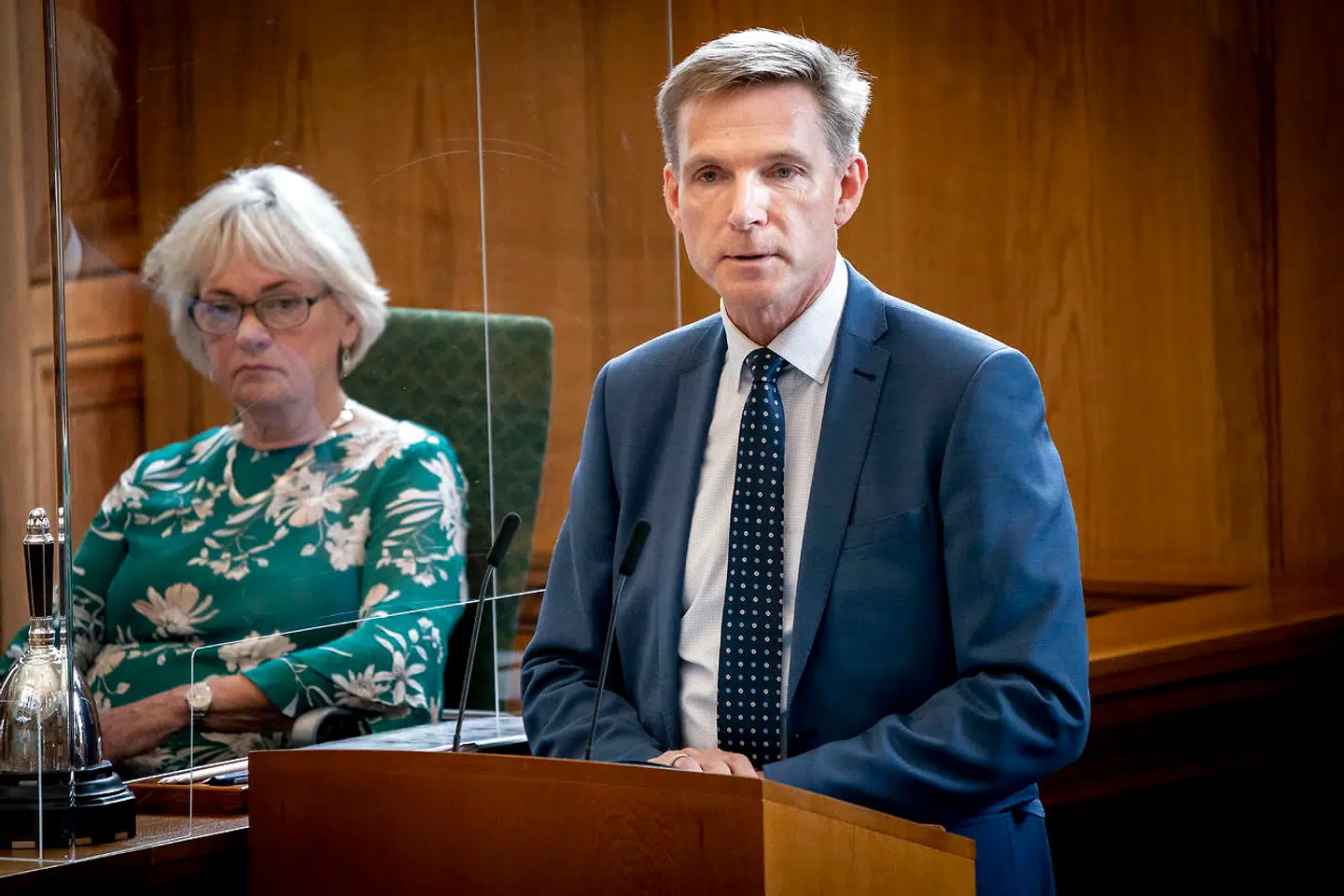 Kristian Thulesen Dahl (DF) taler under afslutningsdebat i Folketinget på Christiansborg i København, mandag 22. juni 2020. (Foto: Mads Claus Rasmussen/Ritzau Scanpix)